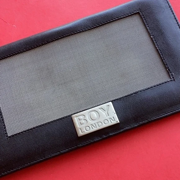 Vintage BOY LONDON wallet leather and metal